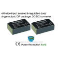 MORNSUN isolated 6W dc dc converter 9VDC to 18vdc 12vdc input 12v 0.5a single output with CE ROHS VRB1212ZP-6WR3